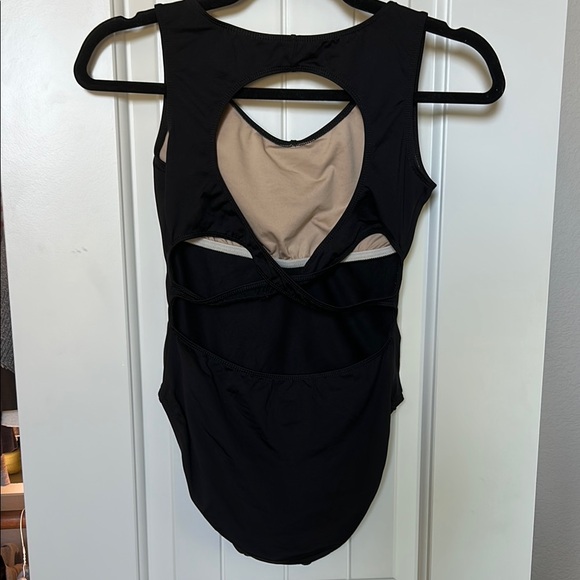 Black Sleeveless Leotard - Picture 3 of 5